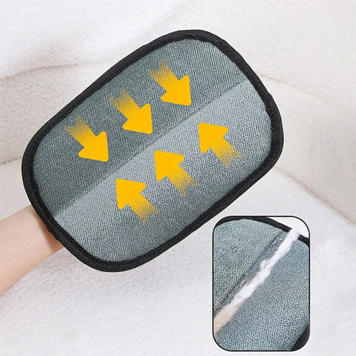 Pet Grooming Glove - Hair Remover Mitt For Dogs & Cats